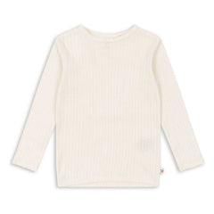 Konges Sløjd - Camiseta Minnie Pointelle de algodón orgánico | Crudo