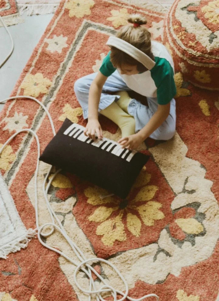 Lorena Canals - Cojín Piano | Negro