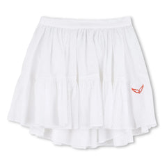 Zadig & Voltaire - Falda con volantes Dobby | Blanco