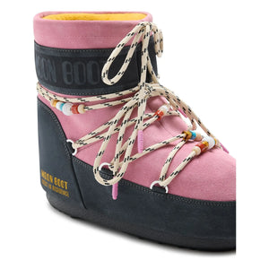 Moon Boot - Botines de gamuza Icon de MB x Guest in Residence | Rosa