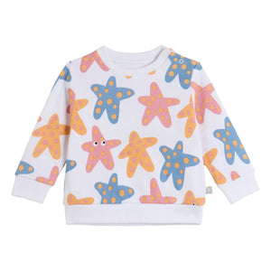 Stella McCartney Niños - Sudadera Etoiles de Mer | Blanco