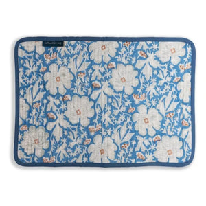 Le Monde Sauvage - Salvamantel reversible St Petersburg - Juego de 4 | Azul