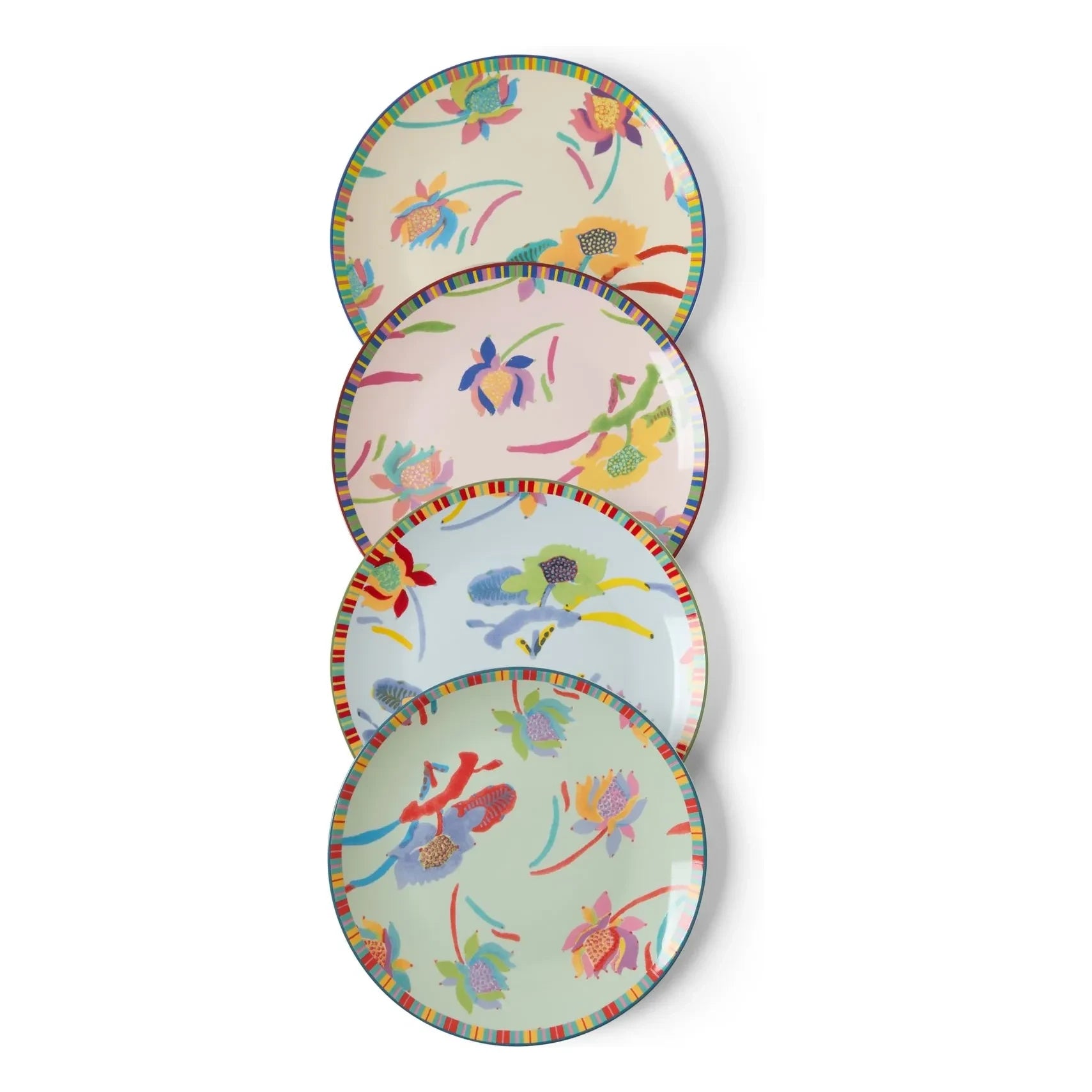 Lisa Corti - Platos de postre de porcelana japonesa - Juego de 4