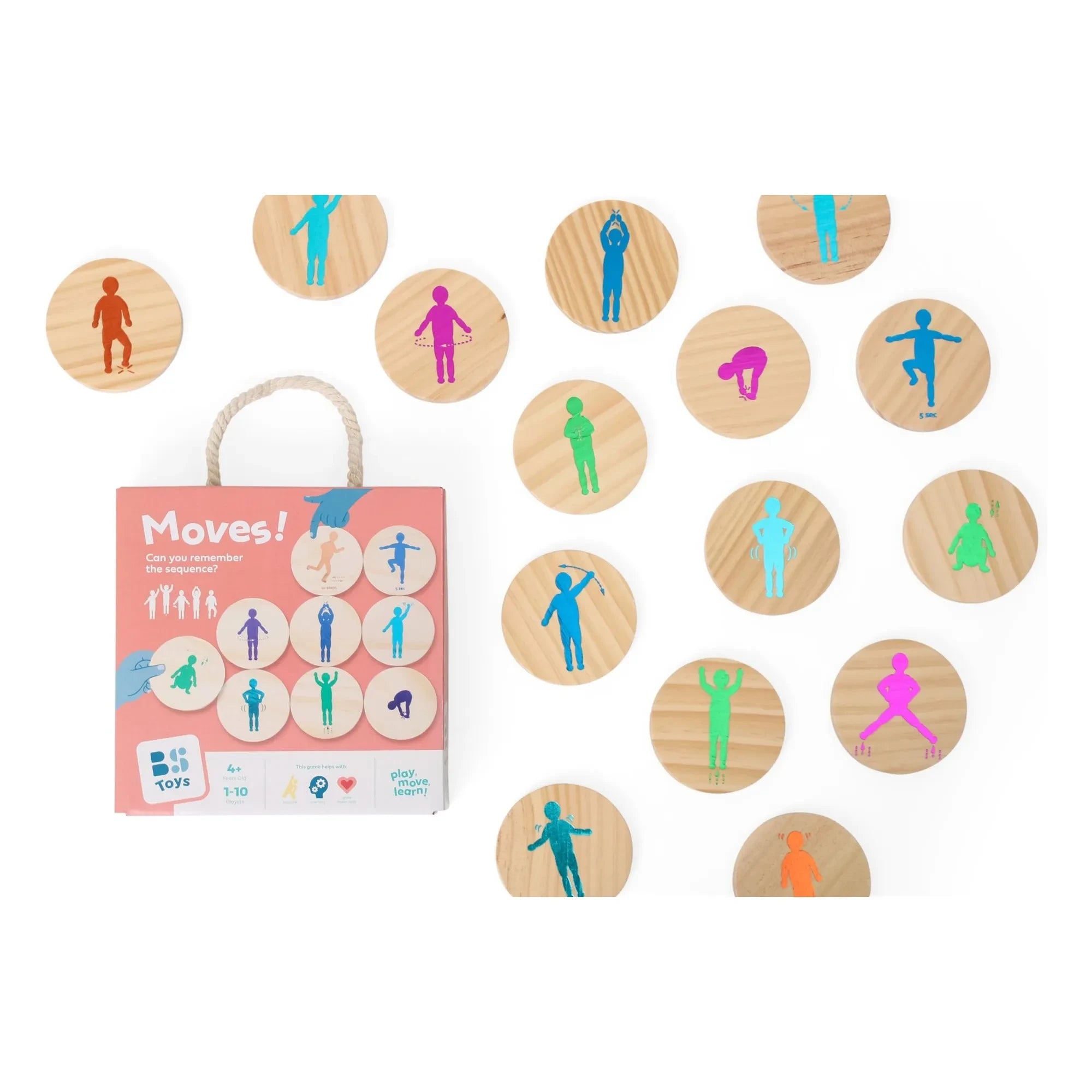 BS Toys - Juego de memoria Moves