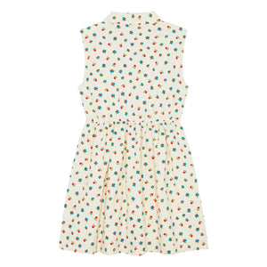 The Campamento - Vestido largo con estampado floral | Crudo