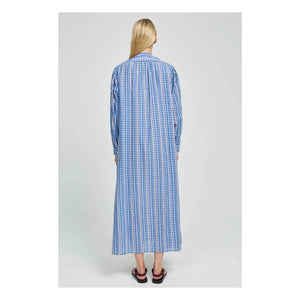 Laurence Bras - Magrita Vestido de Algodón | Azul