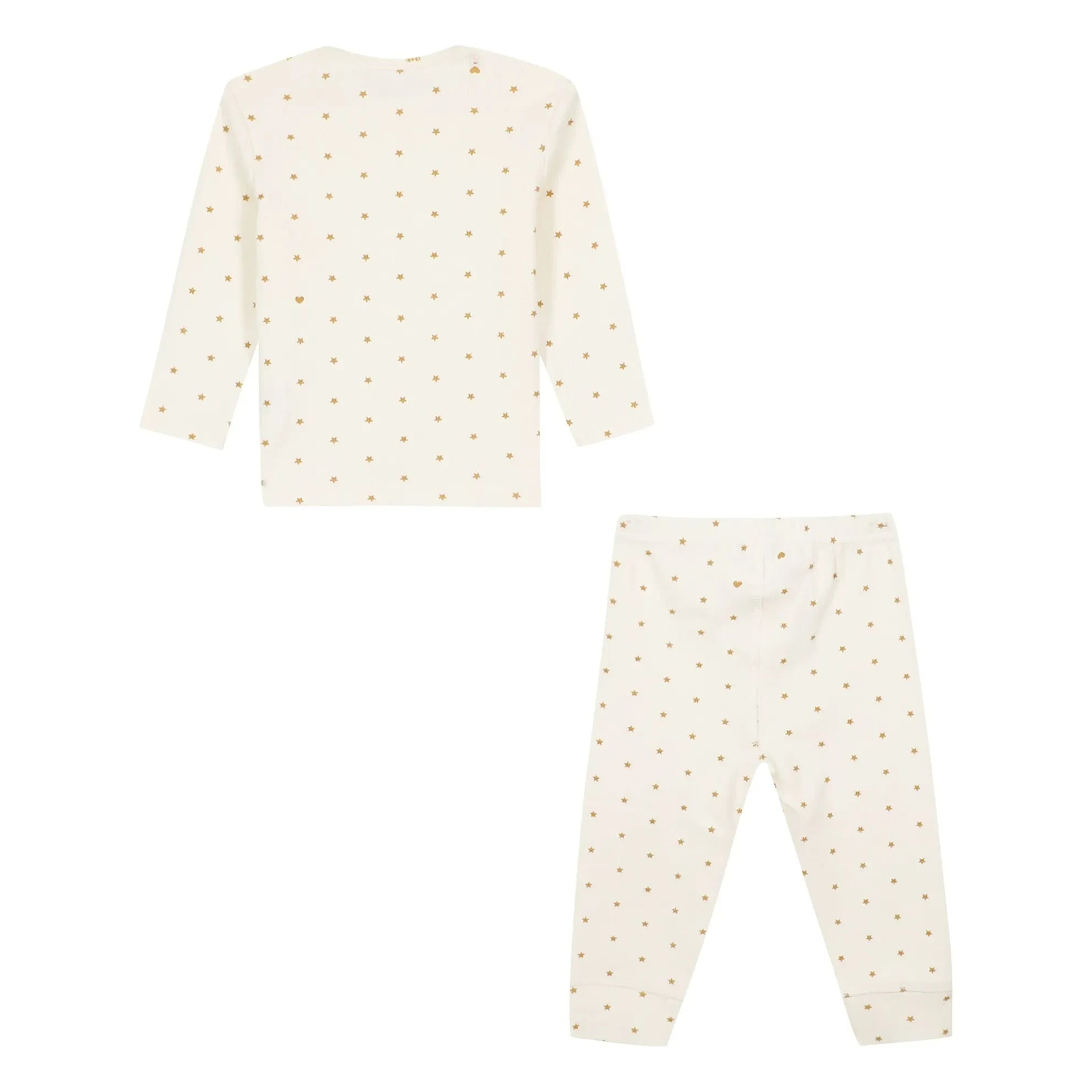 Bonton - Patino Star pijama | Amarillo pálido