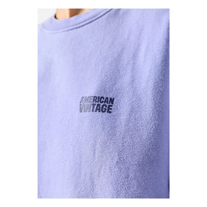 American Vintage - Sudadera de algodón Plizzy | Lavanda