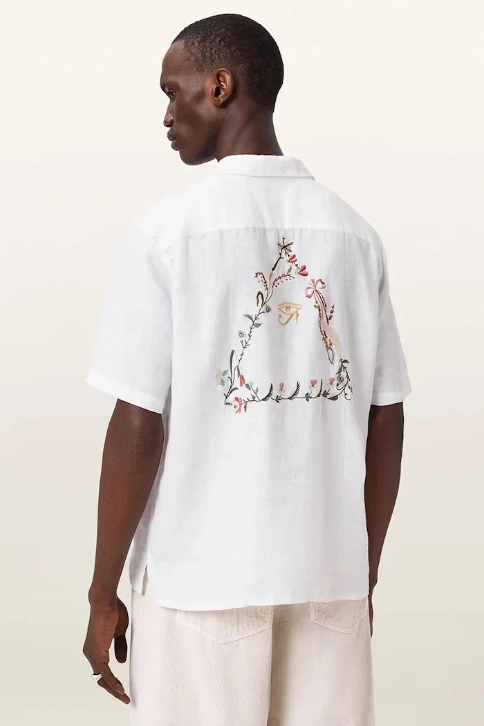 Camisa de lino para hombre AllSaints TRI