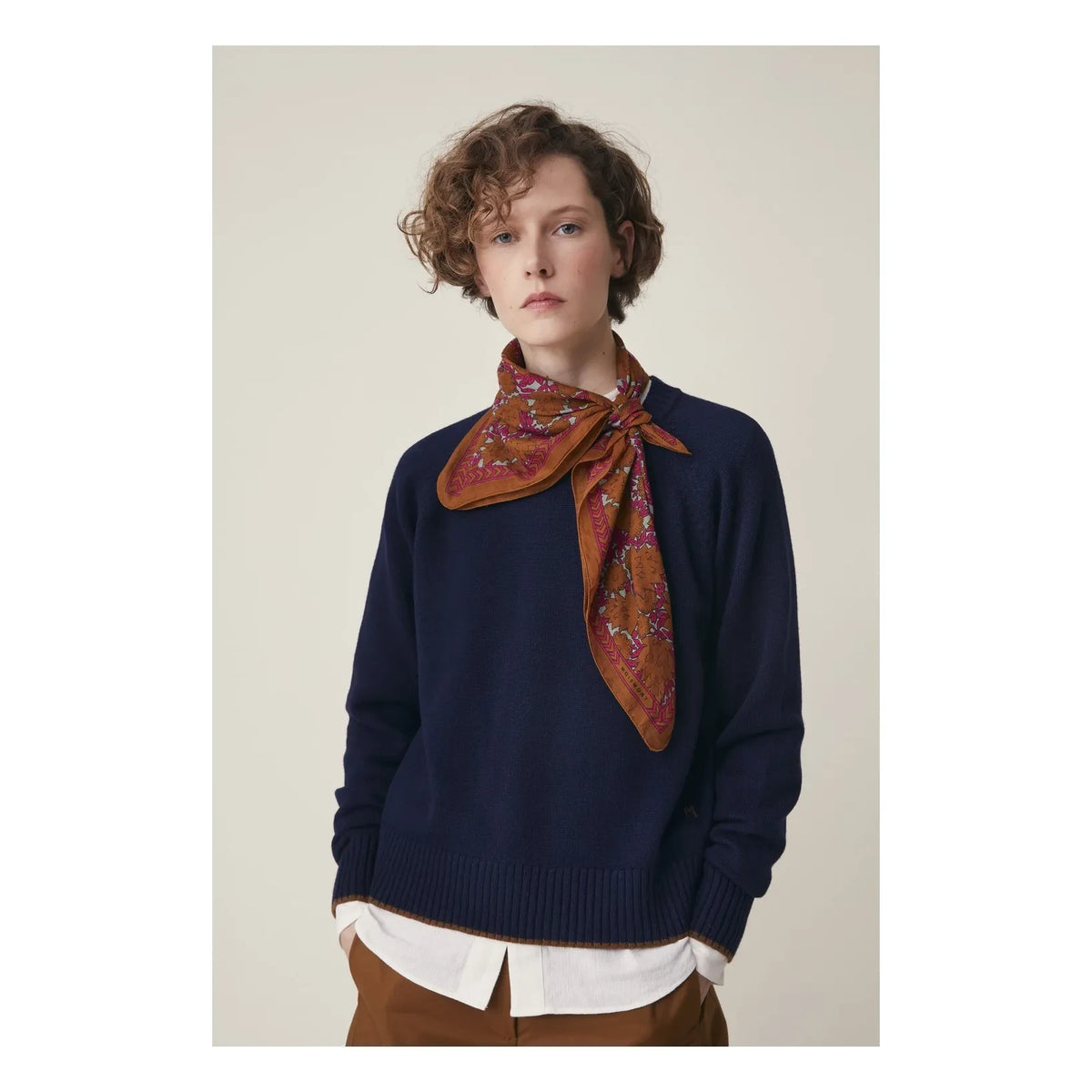 Moismont - Foulard Ajmer nº 791, algodón | Camel