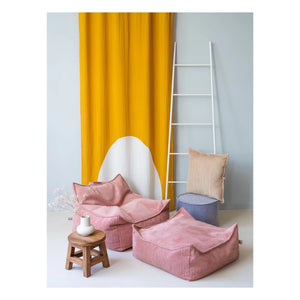 Wigiwama - Sillón de terciopelo | Rosa