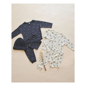 Rylee + Cru - Conjunto de camiseta y pantalón con estampado floral | Crudo