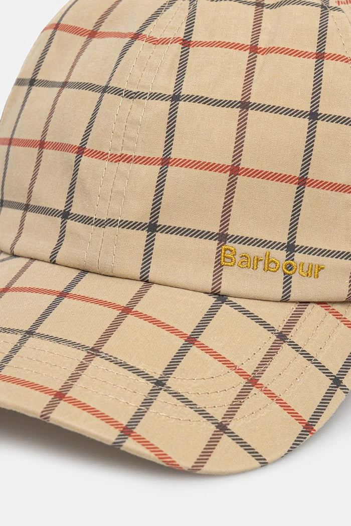 Gorra de béisbol de algodón Barbour Mackworth para mujer