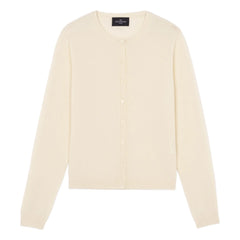 Bompard - Cárdigan de cachemira con botones color crema