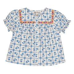 Hello Simone - Blusa Lana Faïence | Blanco