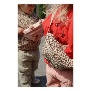 Konges Sløjd - Bolso Leopardo con Lentejuelas | Marrón