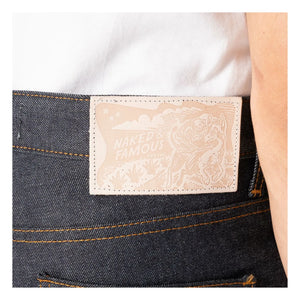 Naked & Famous - Pantalones vaqueros Super Guy Dia De Los Muertos Selvedge | Índigo
