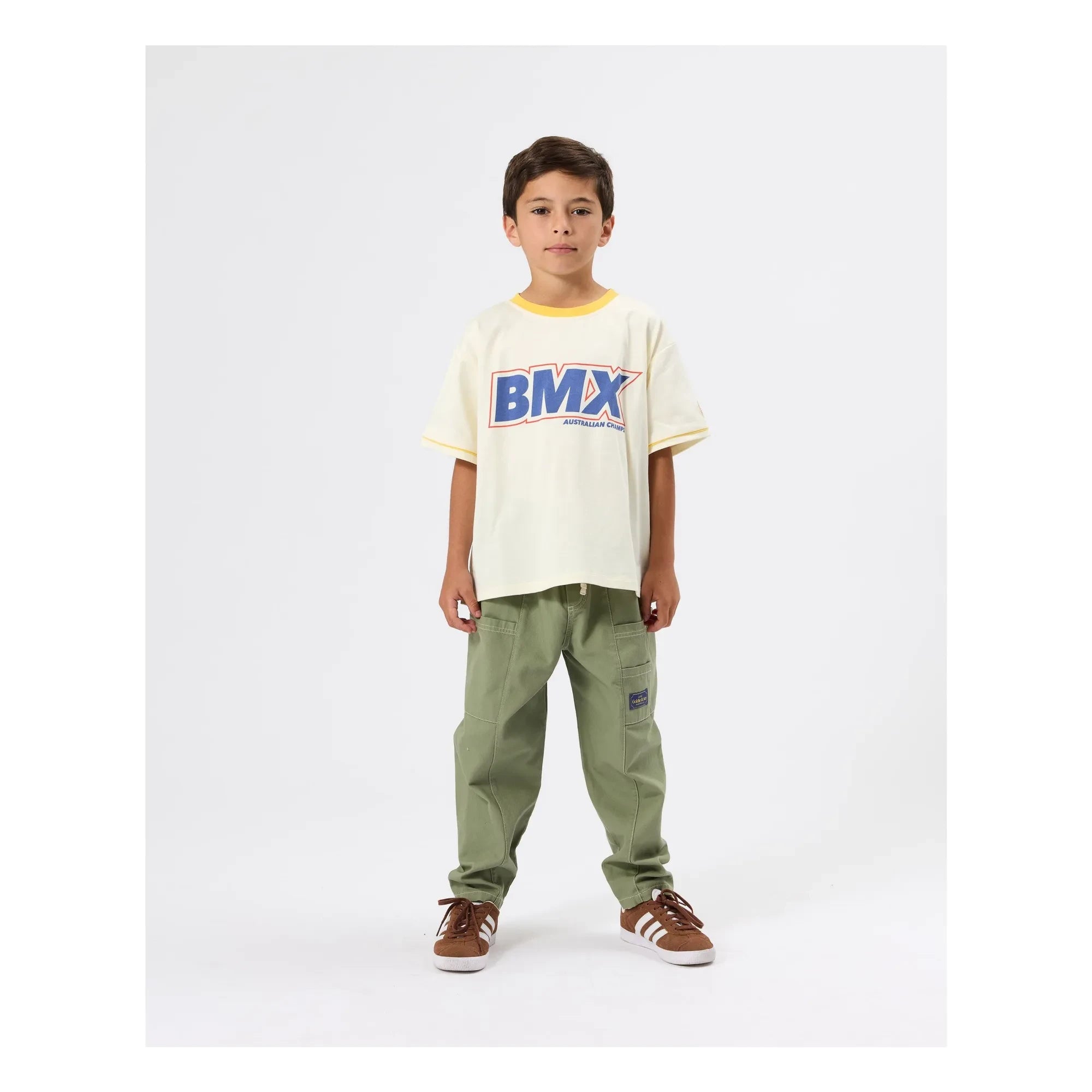 Goldie + Ace - Camiseta oversize BMX | Crema
