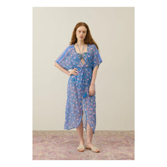 Louise Misha - Kimono Chill Algodón Orgánico - Colección Mujer | Azul
