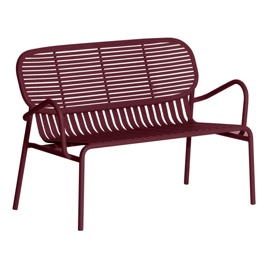 Petite friture - Fin de semana, sillón de relax para 2 personas | Granate