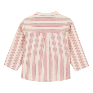 Bonton - Camisa de bebé a rayas | Crema