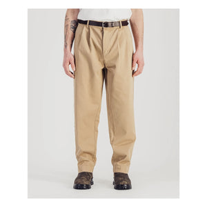 Parages - Pantalón de sarga con doble pinza | Beige