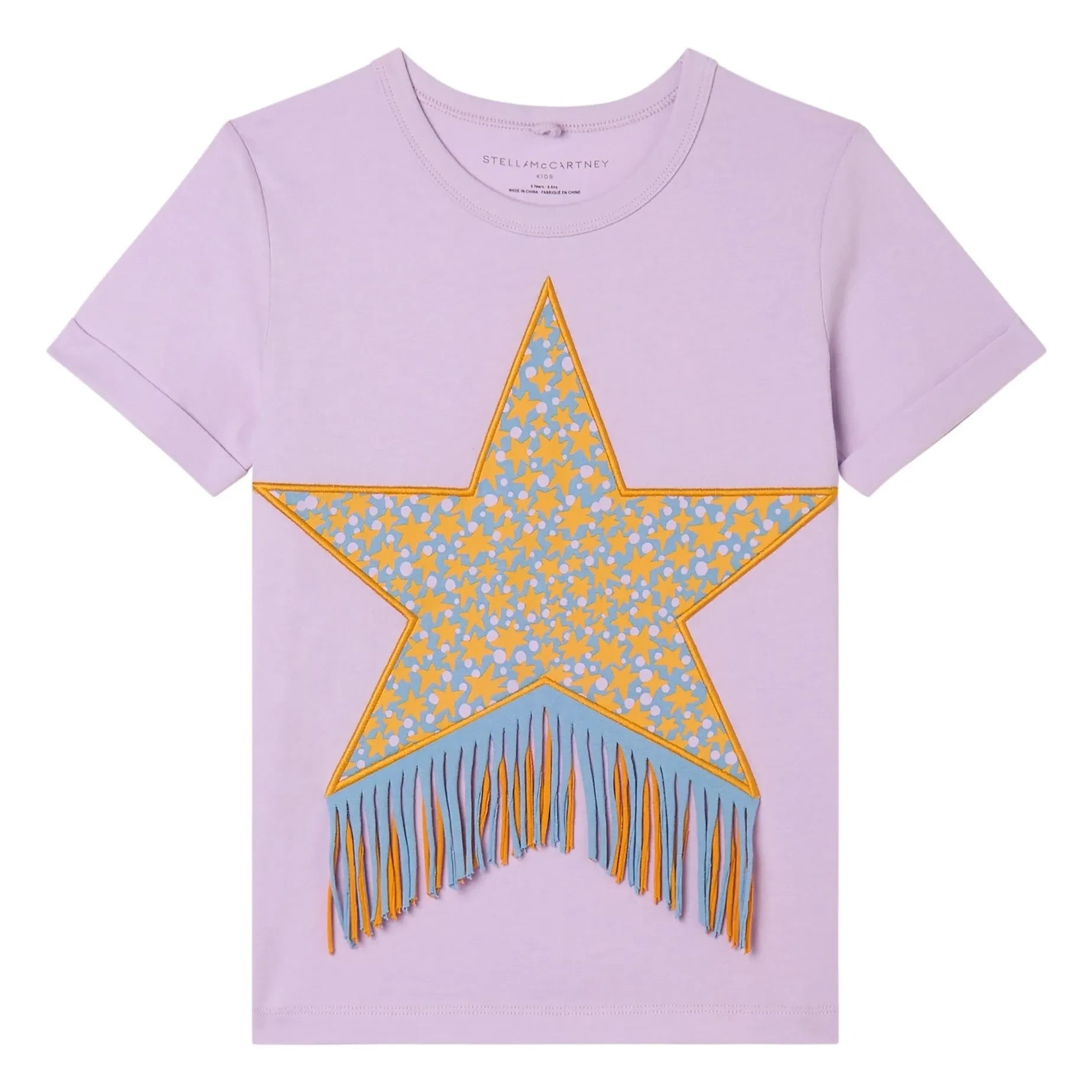 Stella McCartney Niños - Camiseta Etoile Franges | Malva