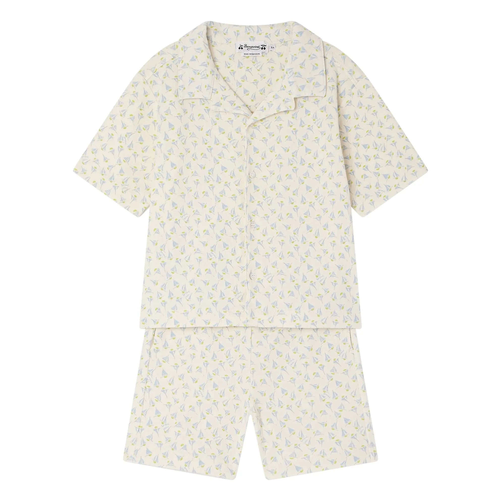 Bonpoint - Pijama Lothar Velas de Algodón Orgánico | Blanco