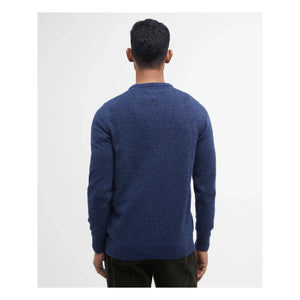 Barbour - Jersey de punto 'Essential Tisbury' de cuello redondo | Azul marino