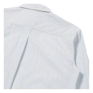 Universal Works - Camisa a rayas Lazy Day | Azul claro