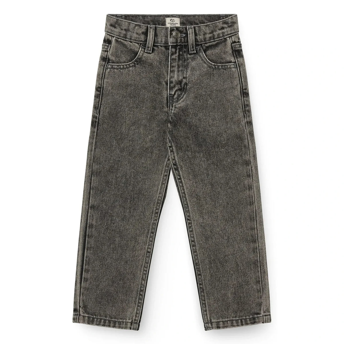 Copenhagen Colors - Jeans desgastados de algodón orgánico | Gris oscuro