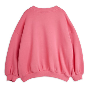 Mini Rodini - Sudadera Gato Algodón Orgánico | Rosa