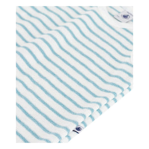 Petit Bateau - Mono de toalla a rayas | Azul