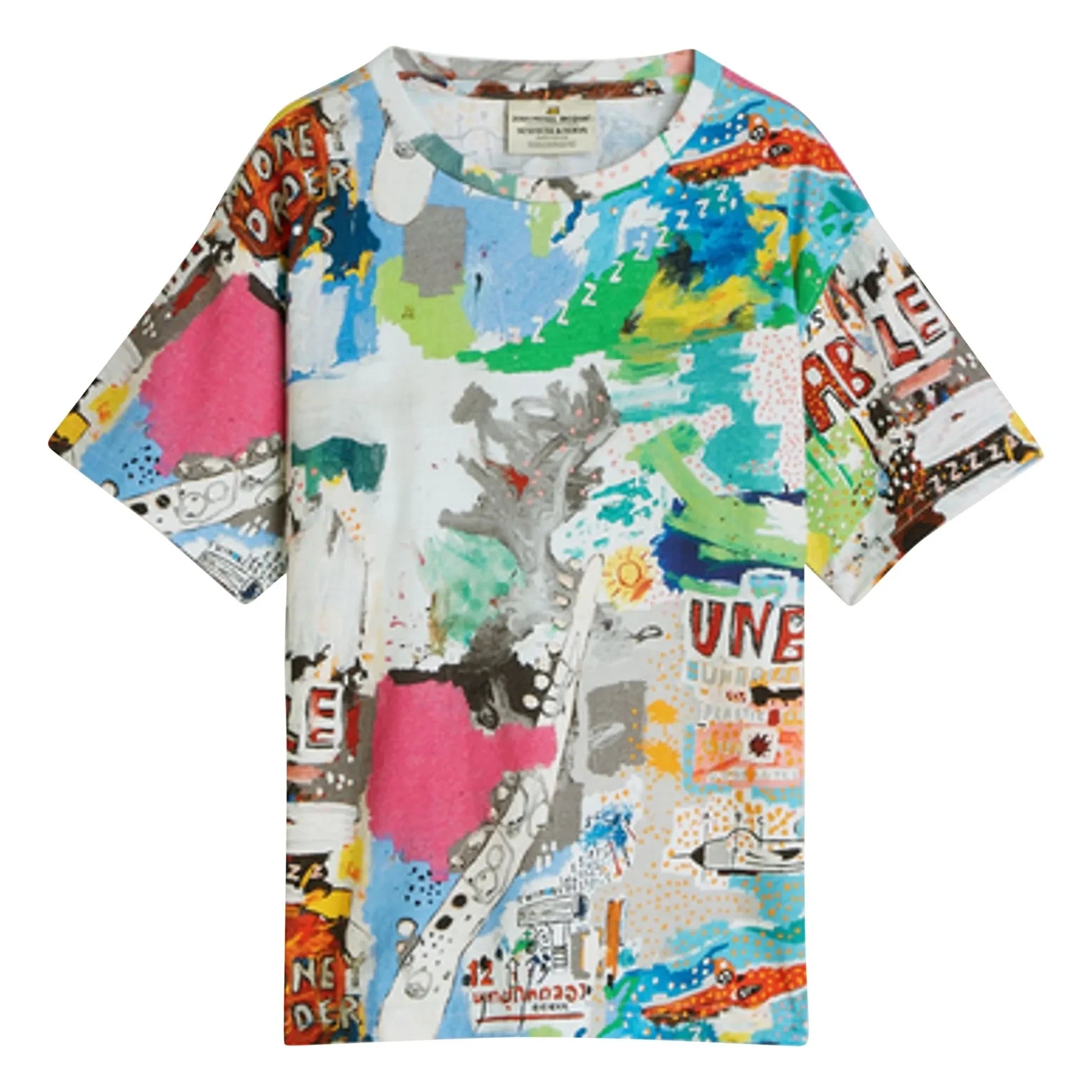 Scotch & Soda - Camiseta Basquiat Unbreakable | Blanco