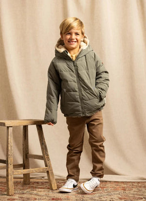 Töastie - Chaqueta de polar reversible doble cara | Salvia