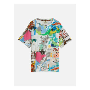 Scotch & Soda - Camiseta Basquiat Unbreakable | Blanco