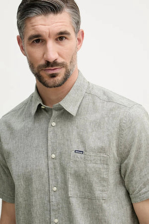 Camisa de lino para hombre Barbour Shirt Dept - Summer