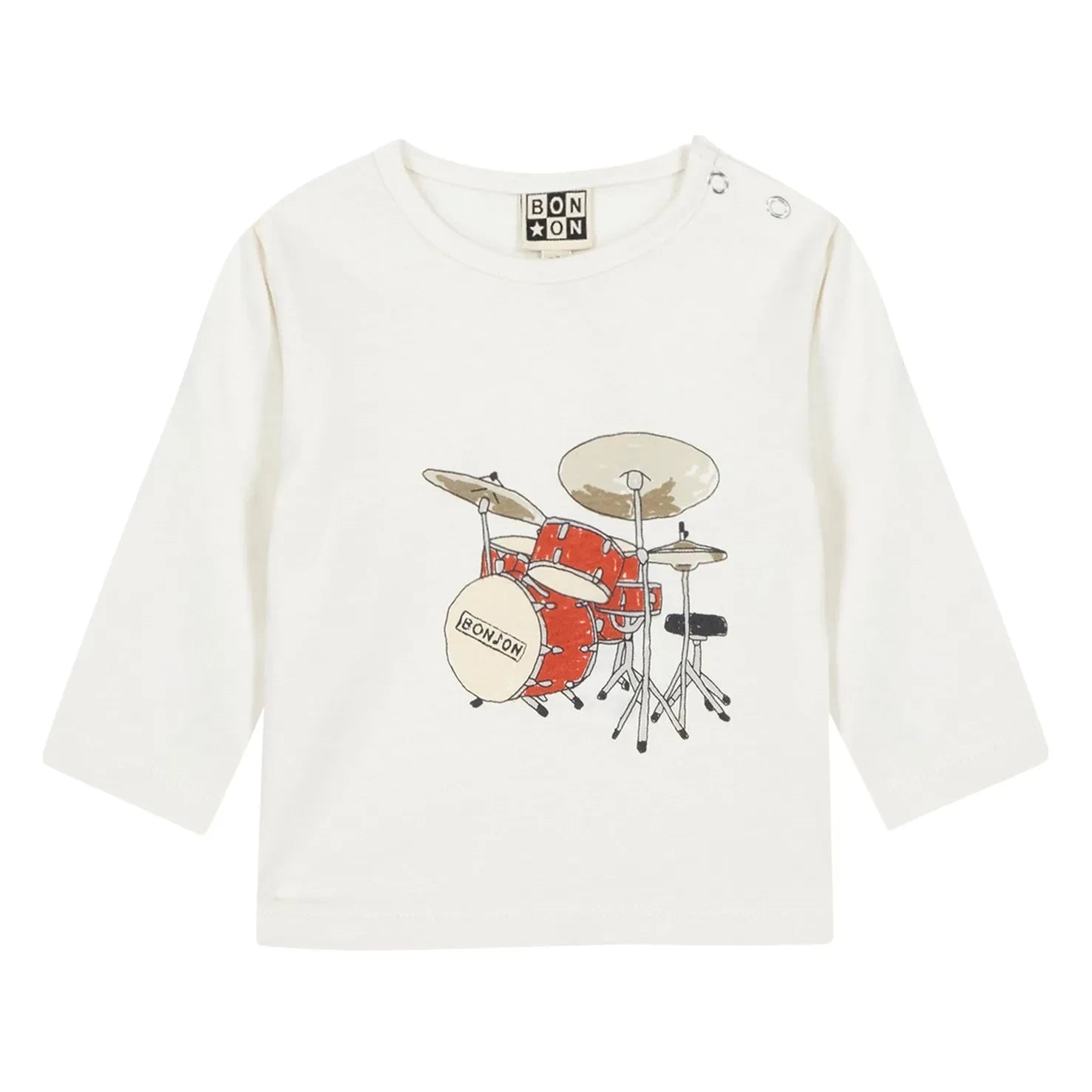 Bonton - Camiseta Cab Drummy | Ecru