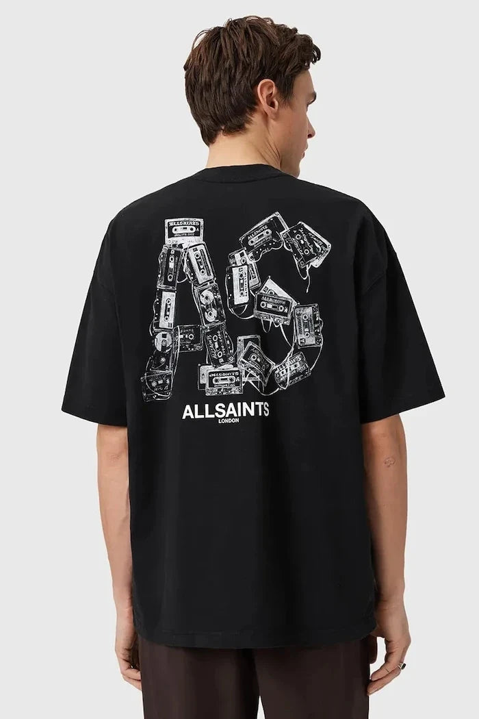 Camiseta de algodón AllSaints MIXTAPE
