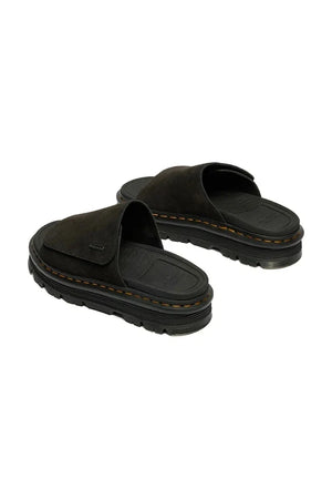 Dr. Martens Pantufla de plataforma de gamuza ZebZag Slide