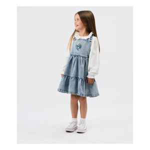 Goldie + Ace - Denim Elbise - Goldie + Ace x Schtroumpfs | Mavi