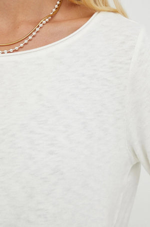 Marc O'Polo Blusa de algodón de manga larga para mujer DENIM