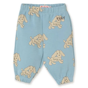 Tinycottons - Pantalón deportivo de algodón orgánico para perro bebé | Azul claro