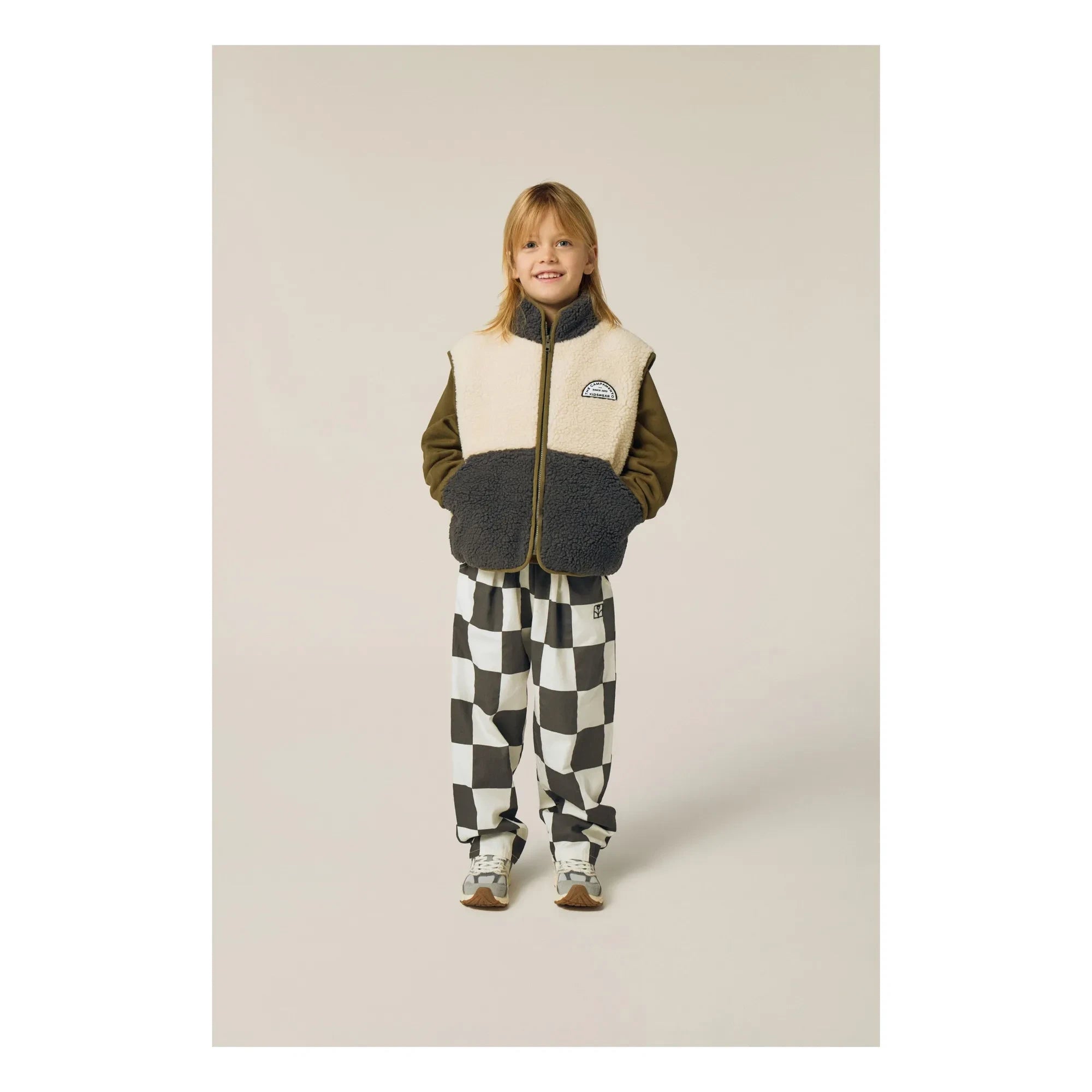 The Campamento - Damier Pantalón | Crudo