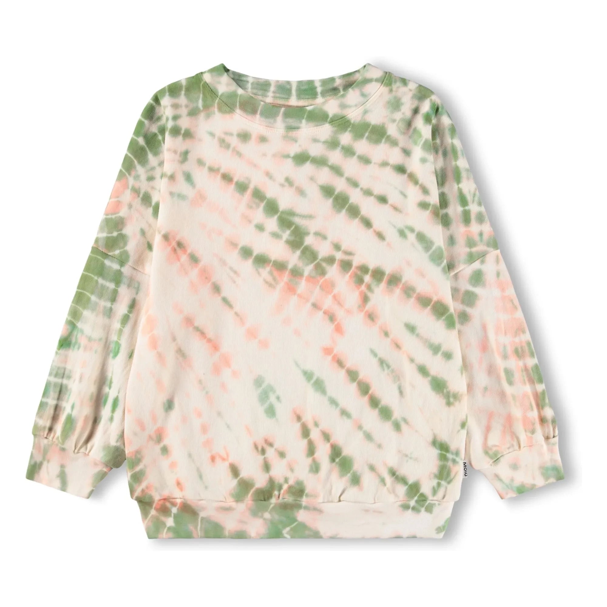 Molo - Sudadera de algodón orgánico teñido con nudos Marika | Rosa claro