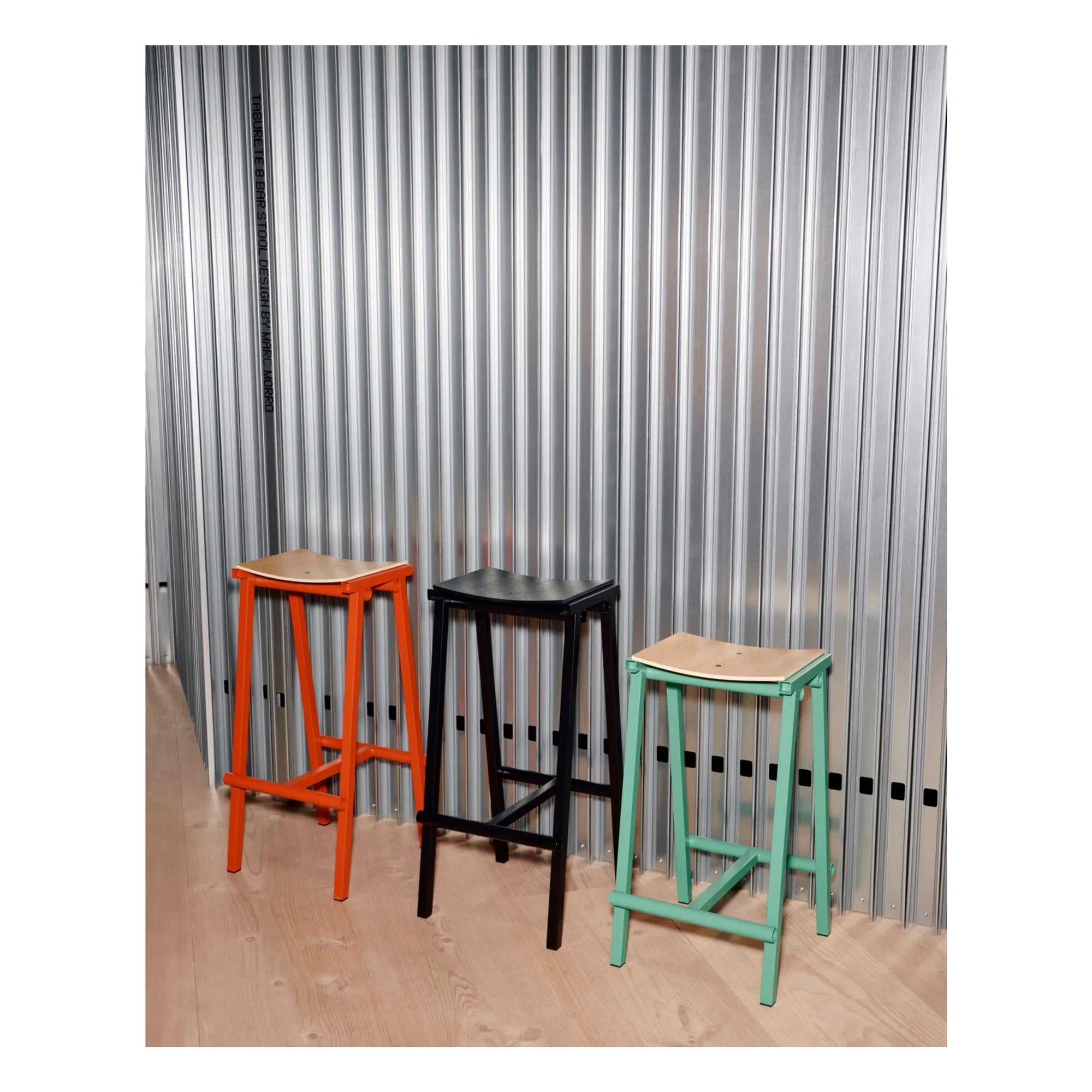 Hay - Taburete alto 75 cm 8 | Negro