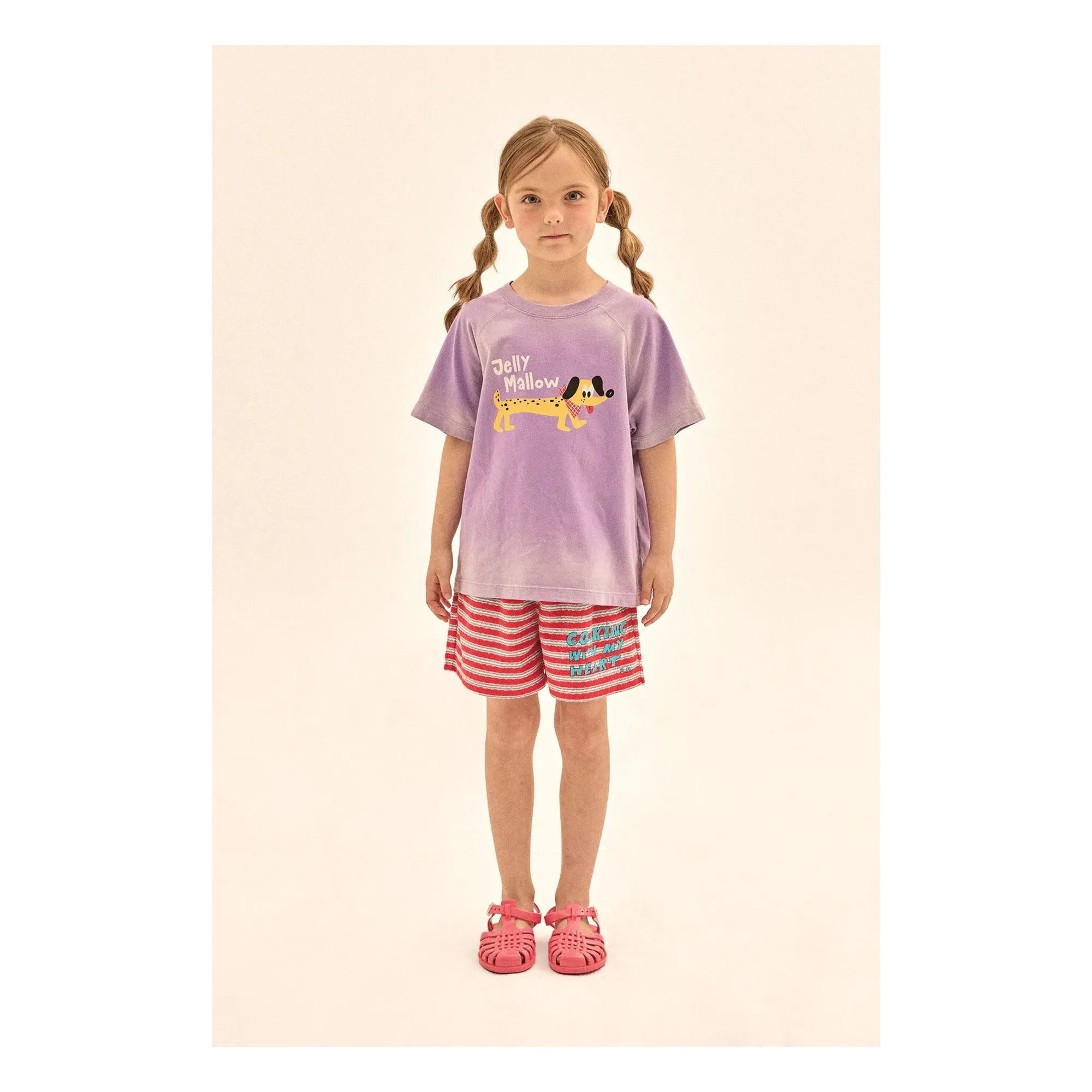 Jelly Mallow - Camiseta Tie and Dye para Perro | Morado