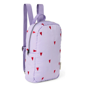 Studio Noos - Mochila Puffy Hearts | Lila
