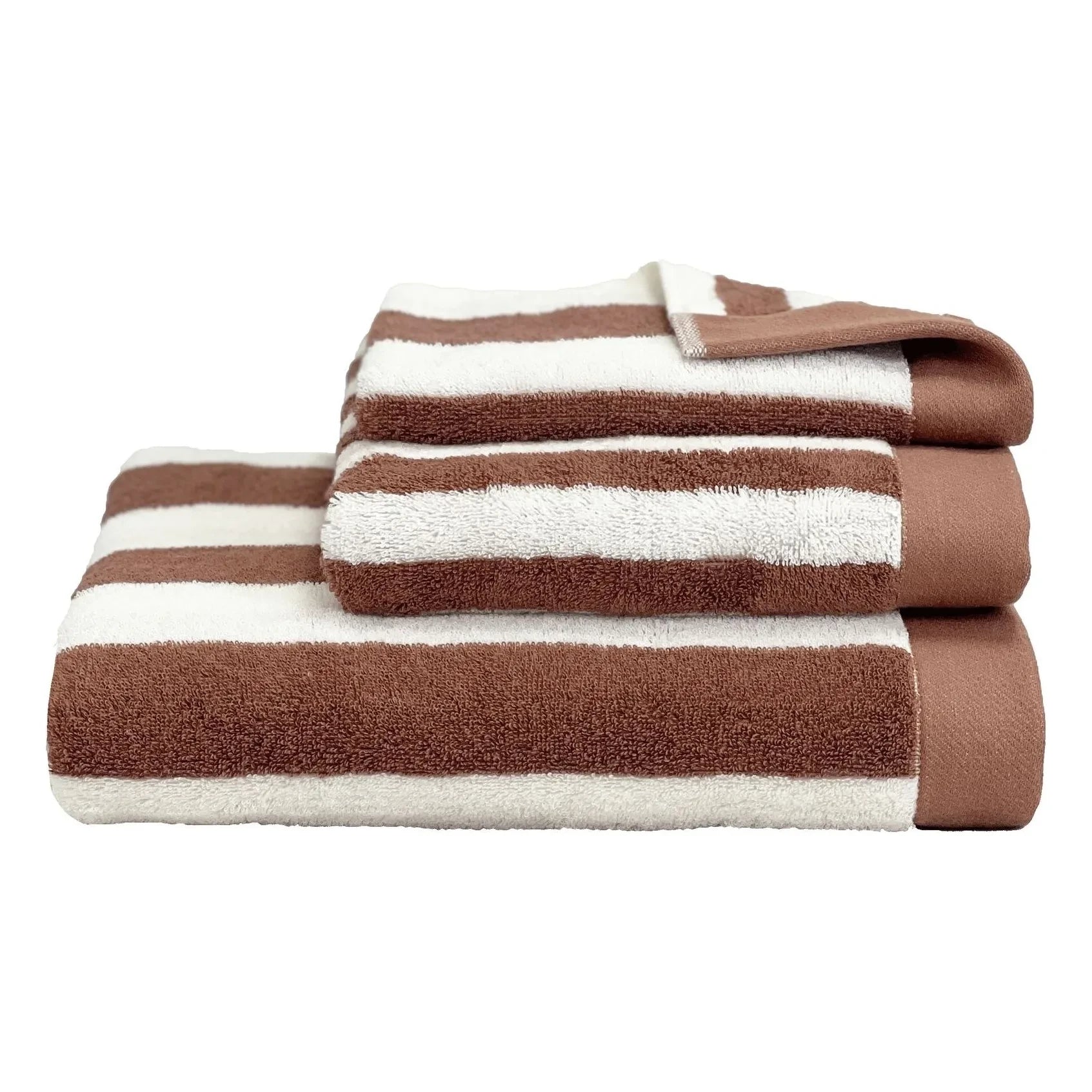 Haomy - Toalla de baño de algodón Santorini | Mocachino