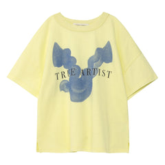 True Artist - Camiseta N°1 Pájaros Algodón Orgánico | Amarillo